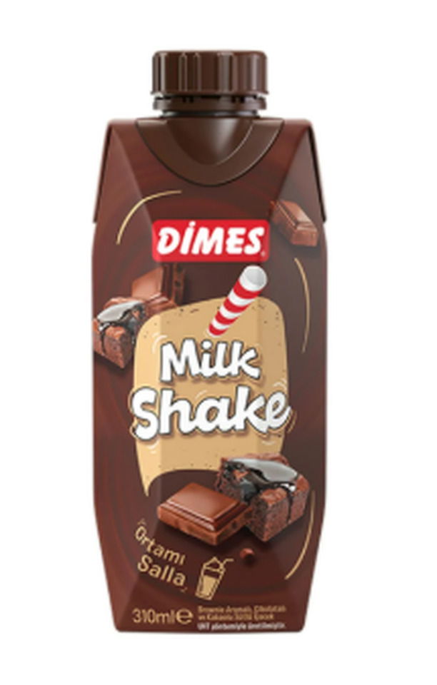 DİMES MİLK SHAKE 310 ML.- BROWNİE&ÇİKOLATA